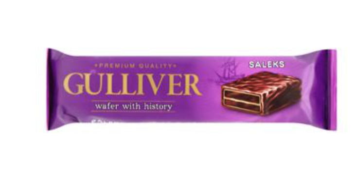 Вафлі глазуровані Гуллівер Салекс 36г